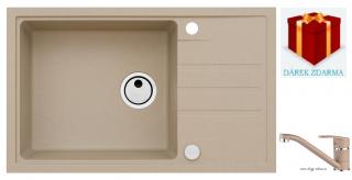 Alveus SET dřez Intermezzo 130 + Nina - 55 beige