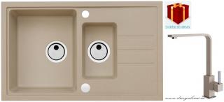 Alveus SET dřez Intermezzo 70 + Afra - 55 beige