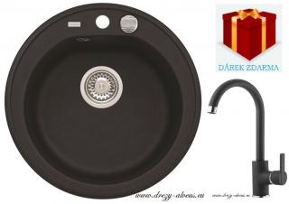 Alveus SET dřez Niagara 10 + baterie Tonia - 91 black