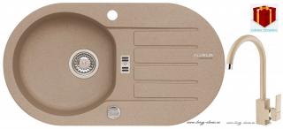 Alveus SET dřez Niagara 40 + baterie Santo - 55 beige