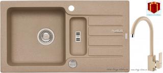 Alveus SET dřez Niagara 70 + baterie Santo - 55 beige