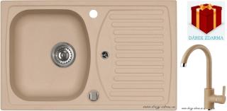 Alveus SET dřez Record 30 + baterie Tonia - 55 beige