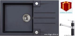 Alveus SET dřez Rock 130 + baterie AM 130 - 91 black
