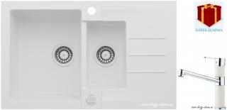 Alveus SET dřez Rock 70 + baterie AM 130 - 11 white
