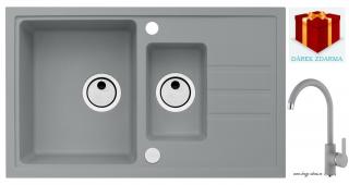 Set Alveus Intermezzo 70 - 81 beton + Tonia - 81 beton