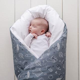 Lily is sailing Péřová zavinovačka - Lesounci Varianta: péřová výplň + povlak zapínání na knoflíky, Velikost: 100 x 100 cm