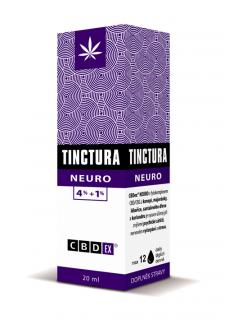 Cannabis Pharma CBDex Tinctura Neuro 4%+1% 20 ml