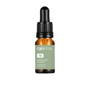 CBD konopný olej premium 5400mg 18% 30ml CBD Vital