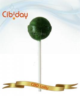 CBD Lolly Jablko lízátko 4mg 15g Cibiday 5ks