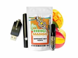 Czech CBD HHC set baterie + cartridge Mango 94 %, 0,5 ml