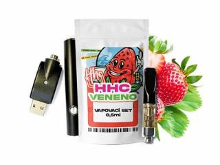 Czech CBD HHC set baterie + cartridge Veneno 94 %, 0,5 ml