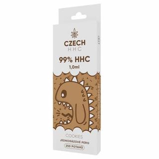 CZECH HHC 99% HHC jednorazové pero Cookies 250 potahů 1ml 1ks