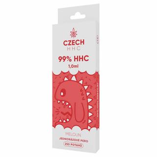 CZECH HHC 99% HHC jednorazové pero Meloun 250 potahů 1ml 1ks