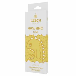 CZECH HHC 99% HHC jednorazové pero Vanilka 250 potahů 1ml 1ks