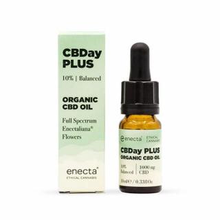 Enecta CBDay Plus Balanced Full Spectrum CBD olej 10% 1000 mg 10 ml