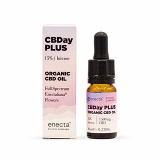 Enecta CBDay Plus Intense Full Spectrum CBD olej 15% 1500 mg 10 ml