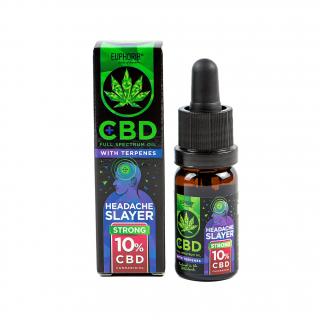 Euphoria CBD olej 10% s terpeny 10ml 1000mg HEADACHE SLAYER