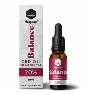 Happease Balance CBD Olej Strawberry Field 20 % 2000 mg 10 ml