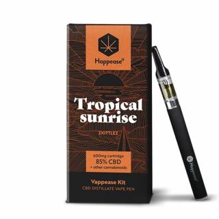 Happease Classic Tropical Sunrise Vapovací sada 85 % CBD 600 mg