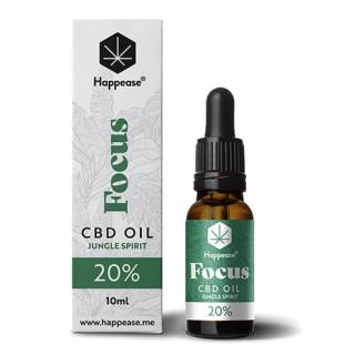 Happease Focus CBD Olej Jungle Spirit 20 % 2000 mg 10 ml