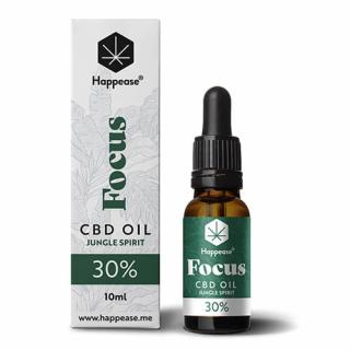 Happease Focus CBD Olej Jungle Spirit 30 % 3000 mg 10 ml