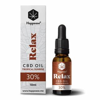 Happease Relax CBD Olej Tropical Sunrise 30 % 3000 mg 10 ml