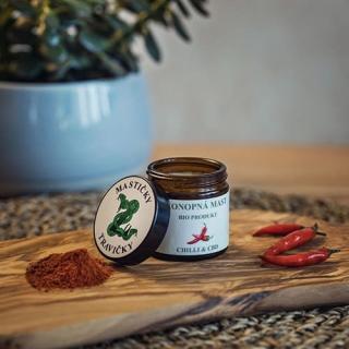 Mastičky z travičky Konopná mast s chilli CBD 300mg 60 ml