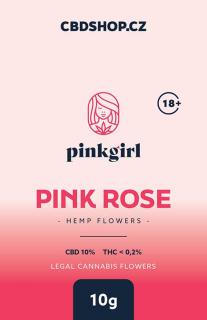 PINK GIRL CBD květy konopní weed PINK ROSE 0,2% THC  10g