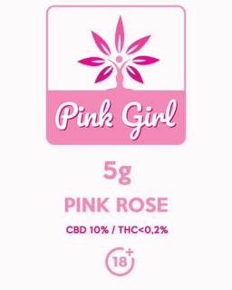 PINK GIRL CBD květy konopní weed PINK ROSE 0,2% THC  5g