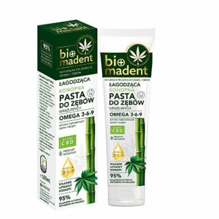 Zklidňující konopná zubní pasta s CBD BioMadent 100ml