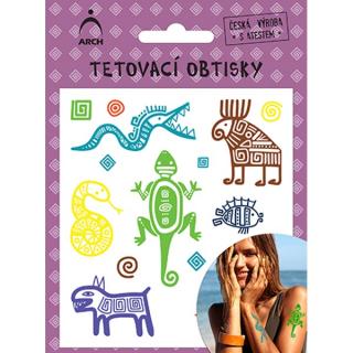 ARCH Dětské tetovací obtisky mayské symboly 01