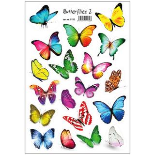 Arch Velké dětské samolepky Motýli 24,5 x 17 cm