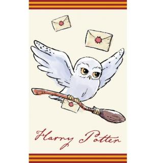 Carbotex Dětský ručníček Harry Potter Sova Hedvika 30 x 50 cm