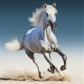 Jerry Fabrics Povlak na polštář White Horse Kůň micro 40x40 cm