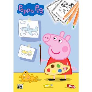 JM OMALOVÁNKY Peppa Pig A4 s doplňkovými aktivitami