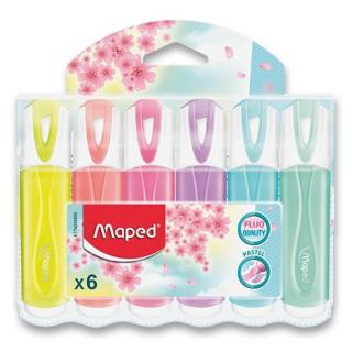 Maped 42558 Fluo Peps Pastel 6 ks