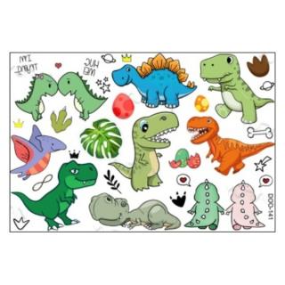 Tetování barevné pro děti Dino Prehistoric Babies