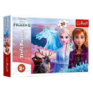 TREFL Puzzle Ledové království 2 Odvážné sestry 30 dílků