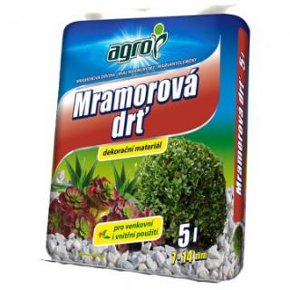 AGRO Mramorová drť 7 - 14 mm 5 l