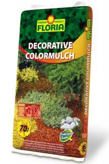 FLORIA Decor. ColorMulch oranžová 70 l