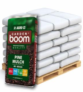 Garden Boom Piniová kůra 40-60 mm Paleta - 39x 65l (Cena za 1ks je 486,92Kč)