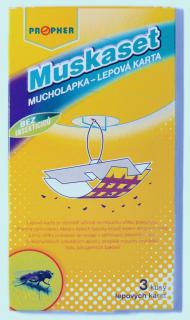 MUSKASET lepová karta 10x20 cm