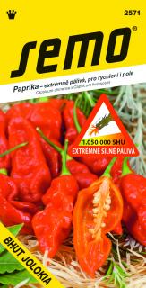 Paprika BHUT JOLOKIA - extrémně silně pálivá
