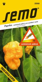 Paprika roční TRINIDAD MORUGA SCORPION YELLOW