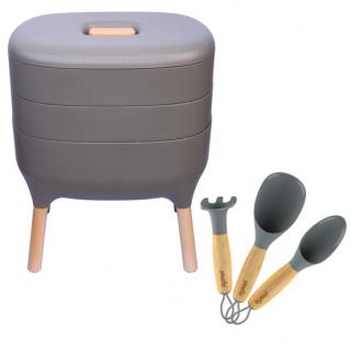 Set ŠEDÝ - Vermikompostér + Pěstební set