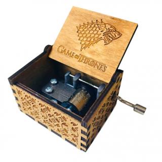 Hrací skříňka Game of Thrones dřevěná (Melodie ze seriálu Hra o trůny)