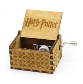 Hrací skříňka Harry Potter dřevěná (Melodie z filmu Harry Potter)