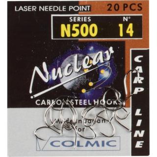Háček Colmic Nuclear N500 vel. 10 20ks (Colmic háčky Nuclear N500 vel. 10 20ks)