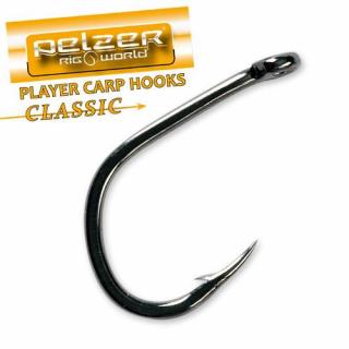 Háček Pelzer Player Classic Carp Hook 12ks vel. 2 ( Kaprový háček s očkem 12ks vel. 2)