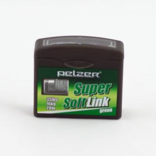 Návazcová potápivá šnůrka Pelzer Super Soft Link 20m 15lb Dark Green (Pelzer Super Soft Link 20m 15lb)